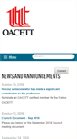 Mobile Screenshot of oacett.org